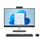 COP. HP AIO 24-cr0253la AMD Ryzen 5 8GB 512GB-M.2 23.8IInch-FHD HDMI USB-C 2USB-A-FreeDos BLACK